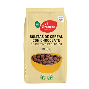 Bolitas de cereales con chocolate BIO 300g - EL GRANERO INTEGRAL