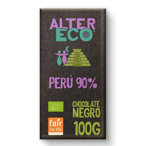 CHOCOLATE NEGRO PERU 90% BIO 100 g - ALTER ECO