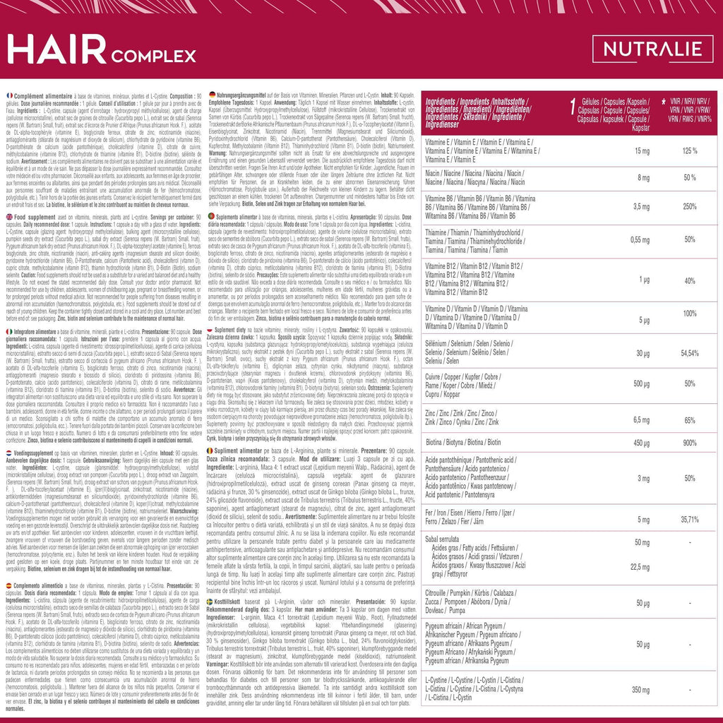Hair complex de Nutralie: imagen 2