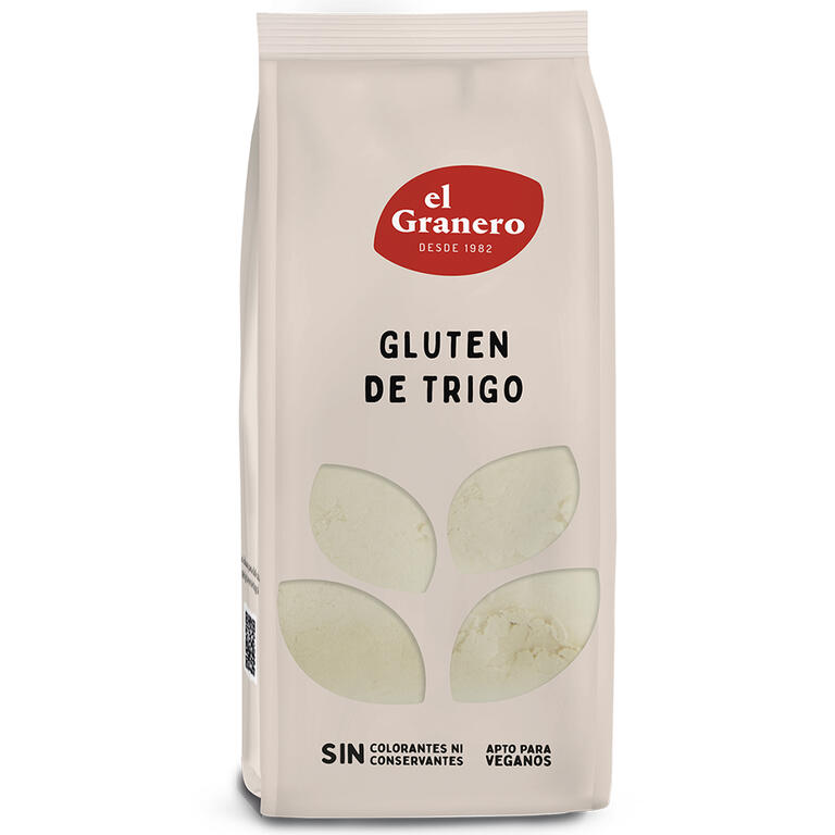 Gluten de trigo 500g de El Granero Integral: fotografía del envase