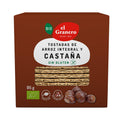 Tostadas de castaña sin gluten BIO, 95 g de El Granero Integral: fotografía del envase