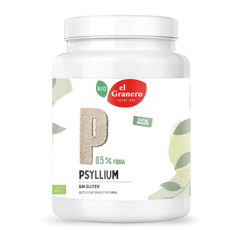 Psyllium sin gluten BIO, 400 g de El Granero Integral: fotografía del envase
