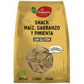 Snack de maíz, garbanzo y pimienta BIO, 60 gr de El Granero Integral: fotografía del envase