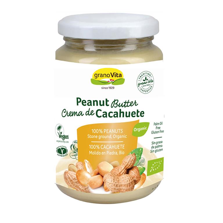 Crema de cacahuete 350g de Granovita: fotografía del envase