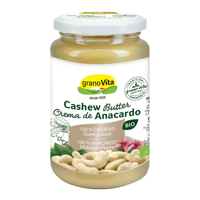 Crema de anacardo BIO, 350 g de Granovita: fotografía del envase