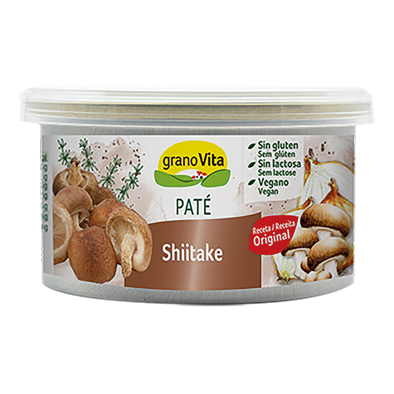 Pate vegetal de shitake, 125 g de Granovita: fotografía del envase