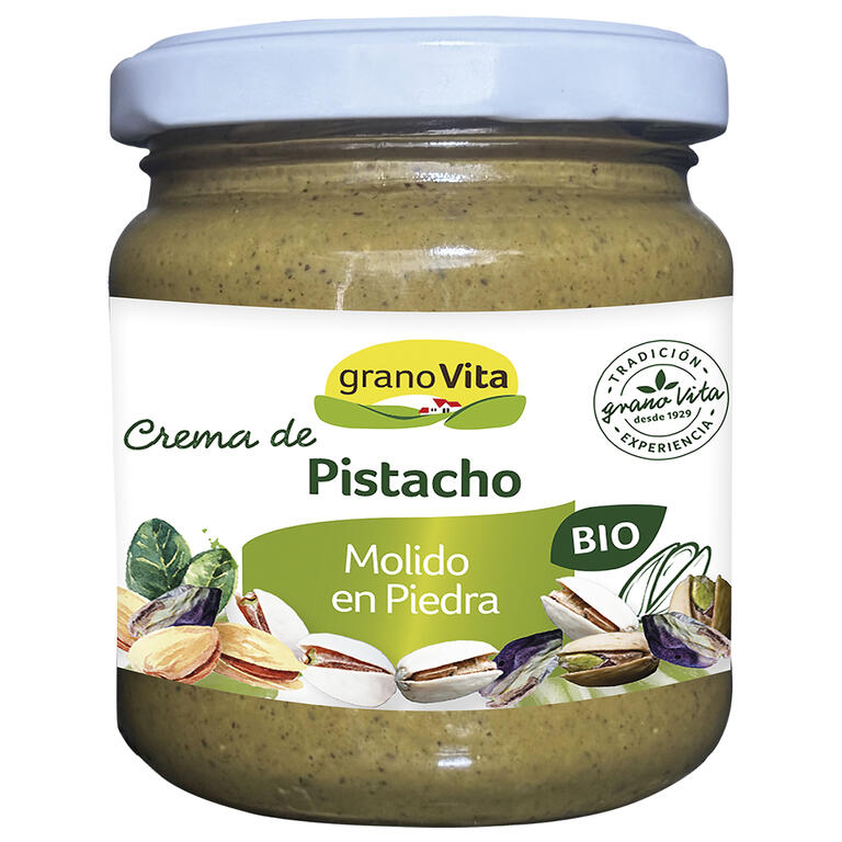 Crema de pistacho BIO, 175 g de Granovita: fotografía del envase