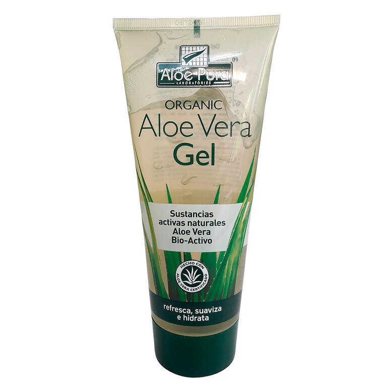 Gel de aloe vera ECO, 200 ml de Aloe Pura: fotografía del envase