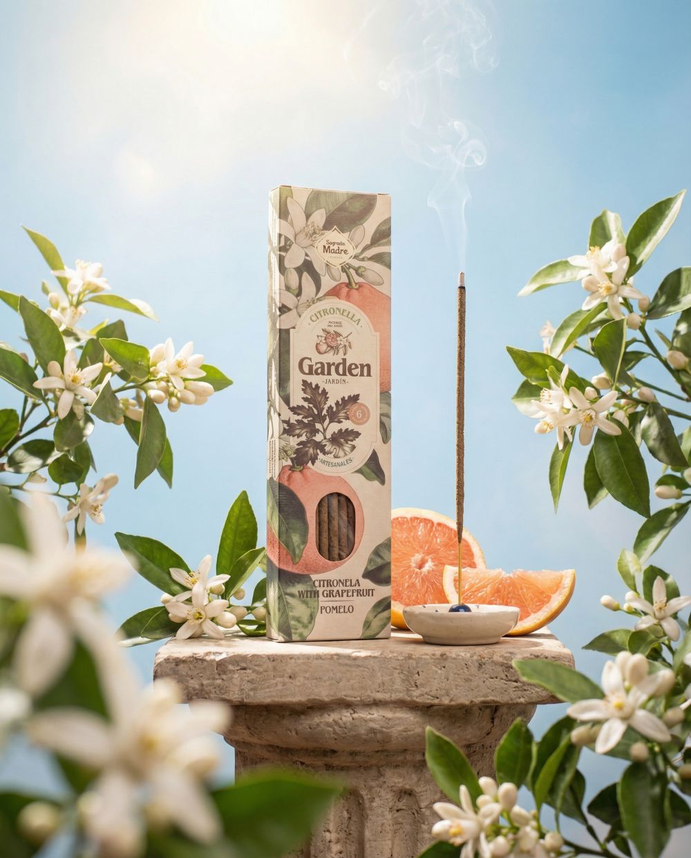 Incienso Garden Citronela y Pomelo – Sagrada Madre