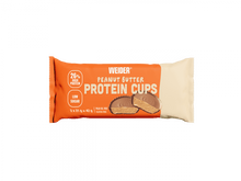 Cargar imagen en el visor de la galería, Weider Peanut Butter Protein Cups – snack alto en proteínas y bajo en azúcar