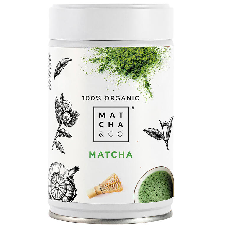 Té matcha 100% BIO, 80 g de Matcha&co: fotografía del envase