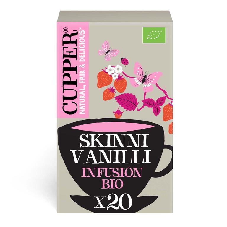 Infusión Fresa y Vainilla de Cupper: fotografía del envase