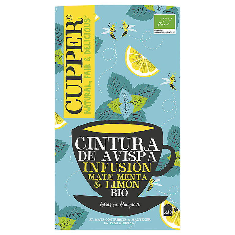 Infusion cintura de avispa BIO, 20 bolsas de Cupper: fotografía del envase
