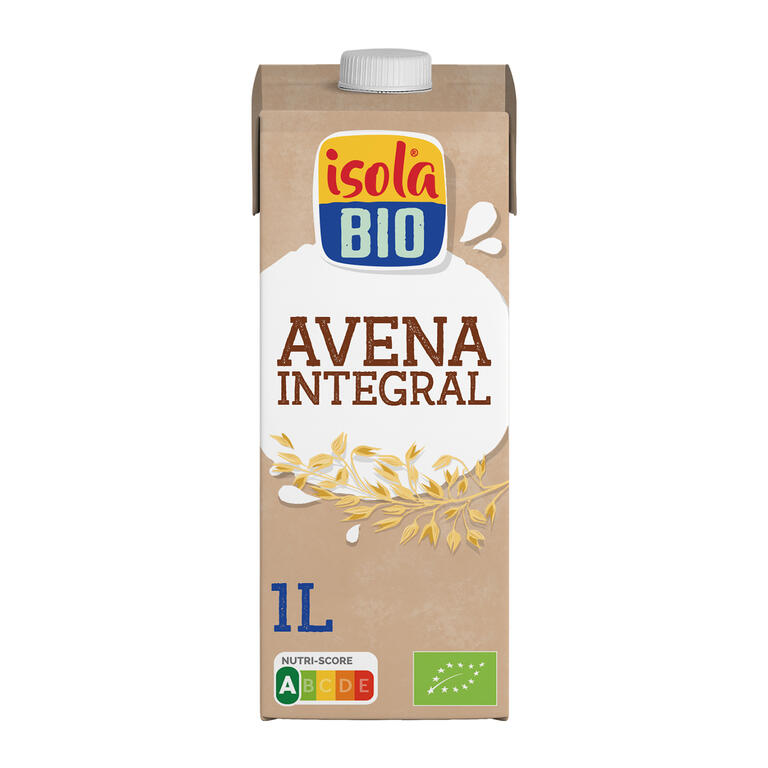 Bebida de avena integral BIO, 1 l de Isola Bio: fotografía del envase
