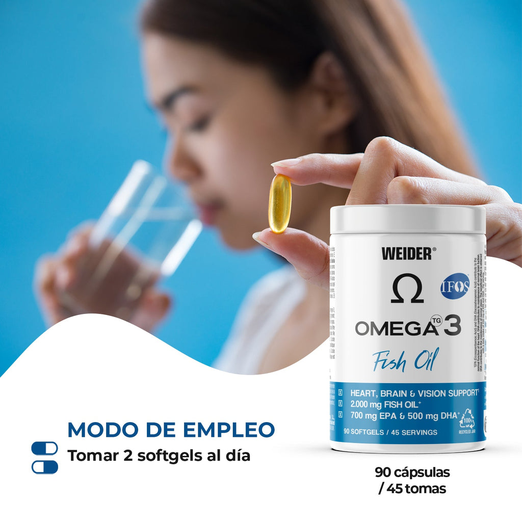 Omega 3 Fish Oil 90 perlas – Weider
