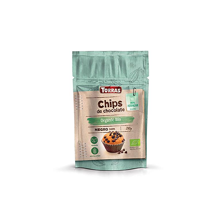 Chips de chocolate BIO, 200 g de Torras: fotografía del envase