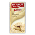 Chocolate blanco sin azúcar, 75 g de Torras: fotografía del envase