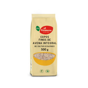 Copos finos de avena integral Bio - EL GRANERO INTEGRAL