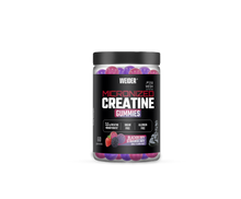 Cargar imagen en el visor de la galería, Creatine 200 Mesh Gummies sabor Dual mora y fresa de Weider: envase de 60 gominolas