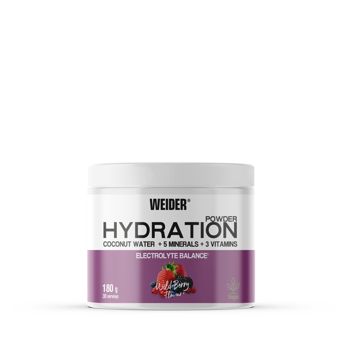 Power Hydration Electrolyte Balance Wild Berry 180 g – Weider