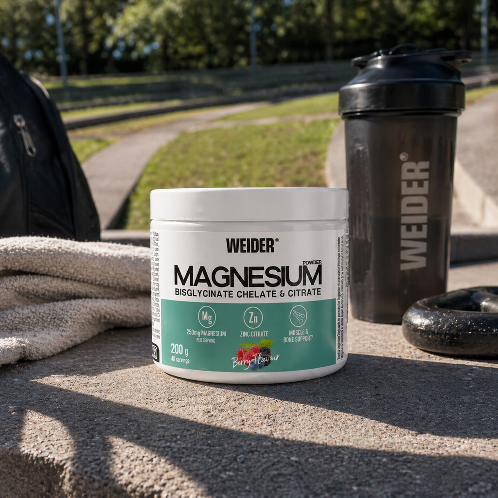 Magnesium Powder Frutos Rojos 200 g – Weider