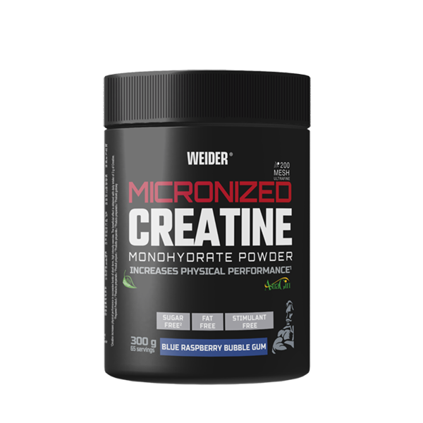 Micronized creatine de Weider: fotografía del envase