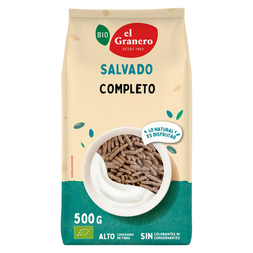 Salvado completo BIO 500g - EL GRANERO INTEGRAL