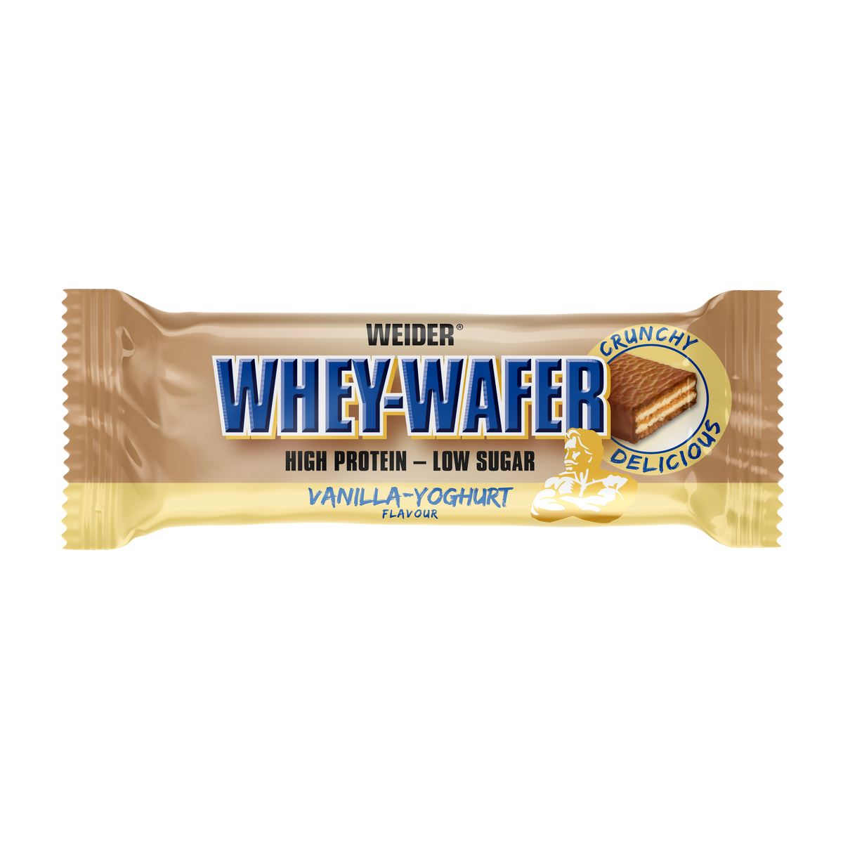 Whey Wafer Vainilla-Yogur caja de 12 × 35 g – Weider