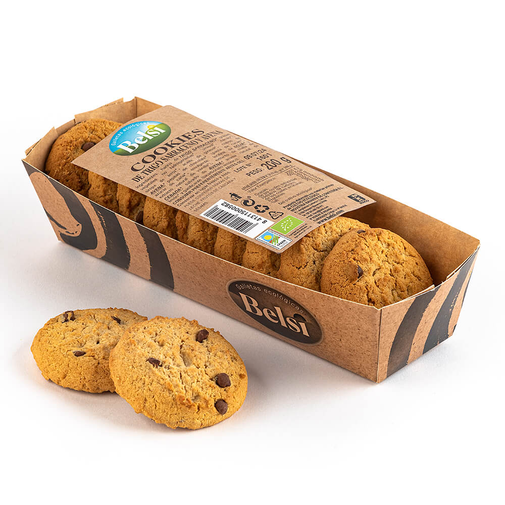 Cookies de sarraceno y avena de Belsi: fotografía del envase