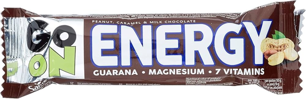 Go On Energy Bar con guaraná, caja de 24 unidades: fotografía del envase