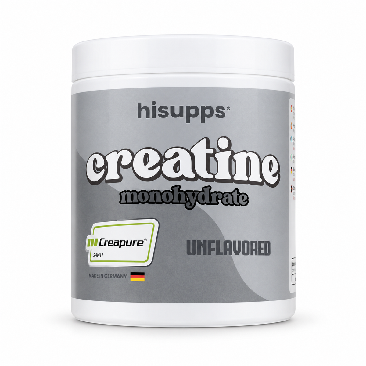 Hisupps Creatina Creapure 300 g sin sabor