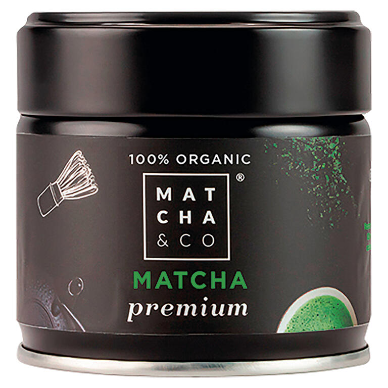Té matcha Premium 100% BIO 30 g: fotografía del envase