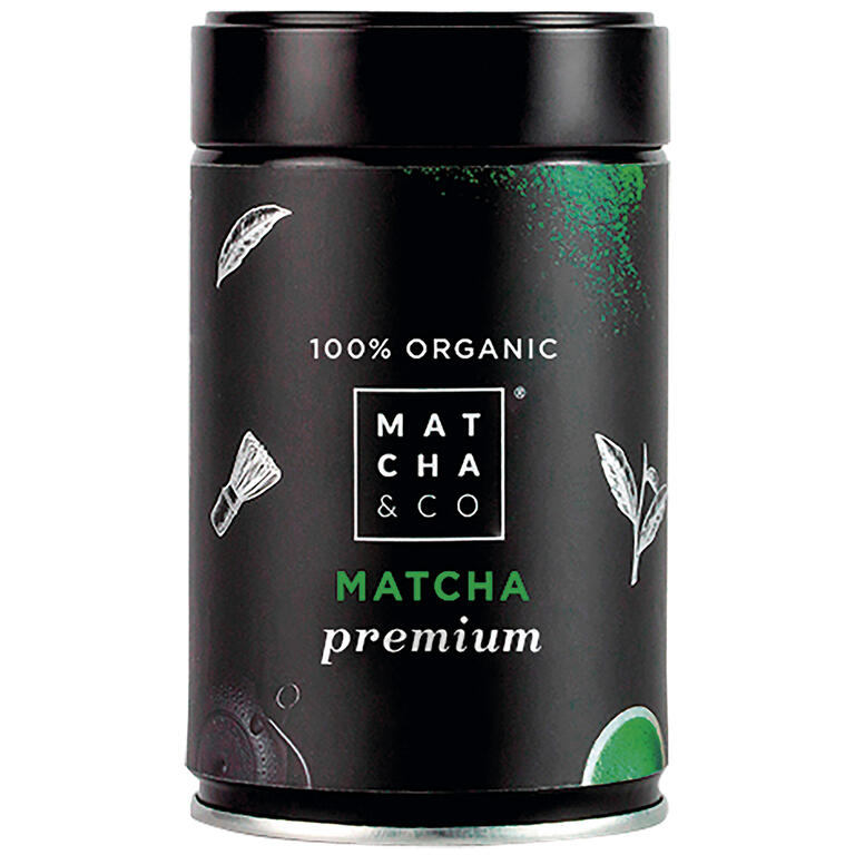 Té matcha Premium 100% BIO 80 g: fotografía del envase