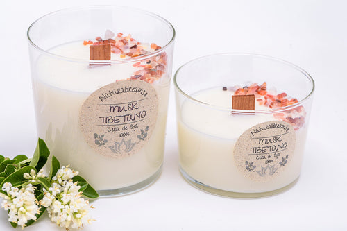 Cera de Soja Musk Tibetano 125 g – Natural Dreams