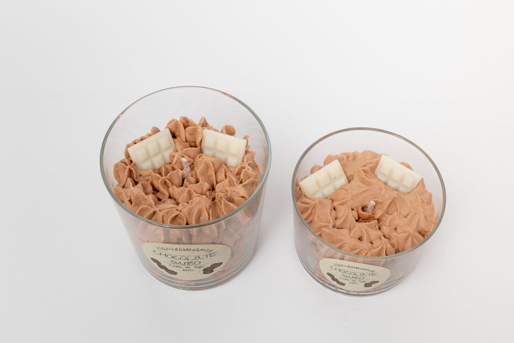 Vela de cera de soja chocolate suizo: imagen 2