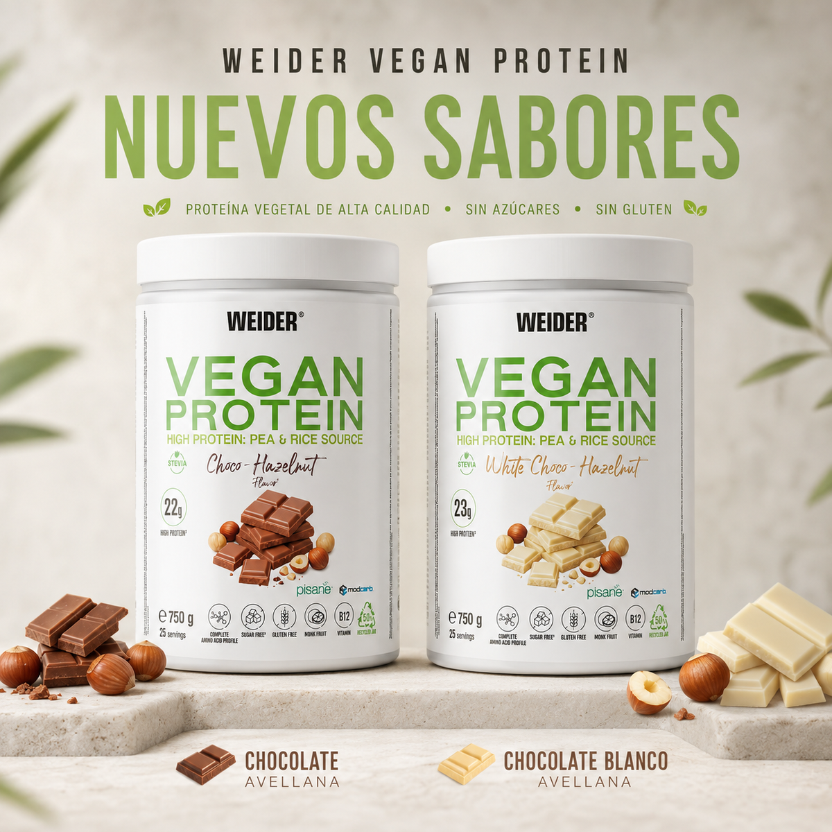 Weider Vegan Protein nuevos sabores