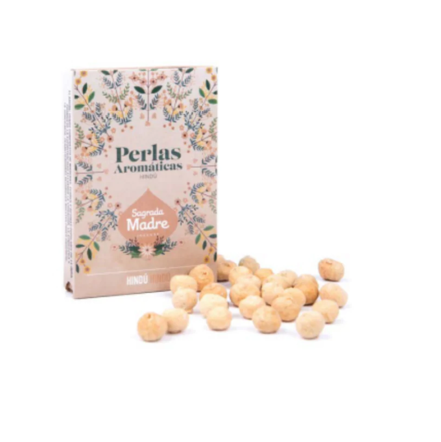 Perlas aromáticas de hindú: fotografía del envase