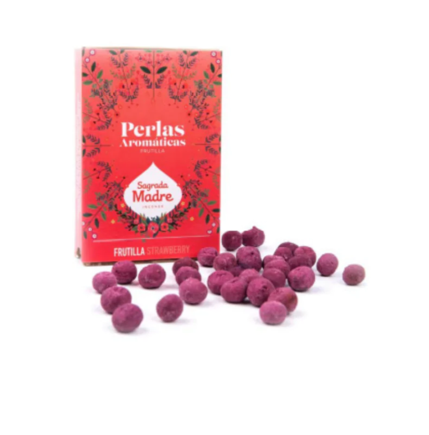 Perlas aromáticas de frutilla: fotografía del envase