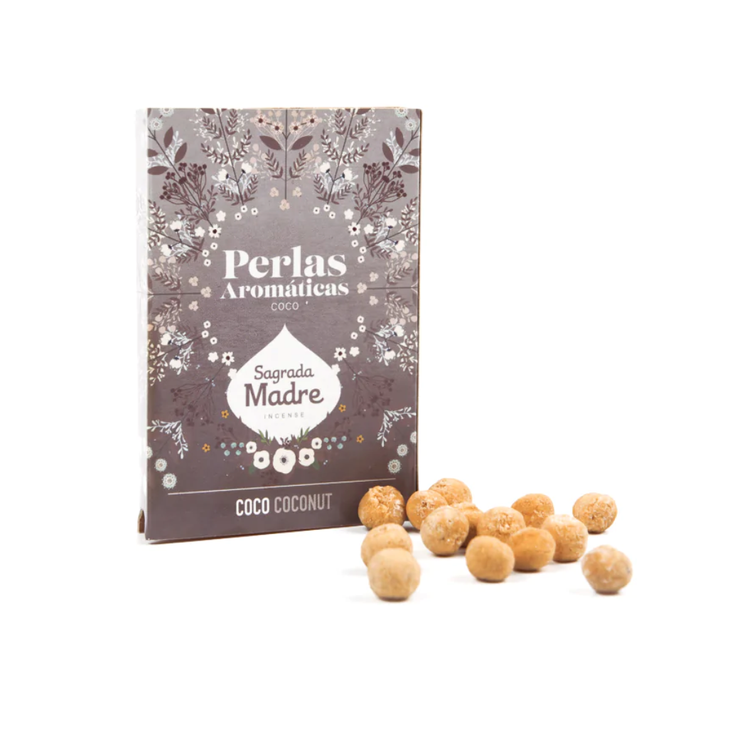Perlas aromáticas de coco: fotografía del envase