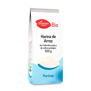 Harina de arroz Bio, 500 g -EL GRANERO INTEGRAL
