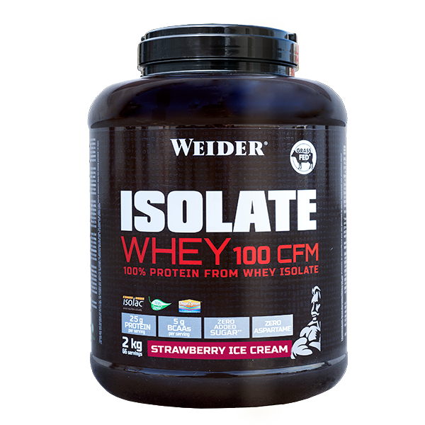 Weider Isolate Whey 100 CFM strawberry ice cream 2 kg