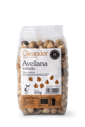 Avellana tostada de Oleander: fotografía del envase