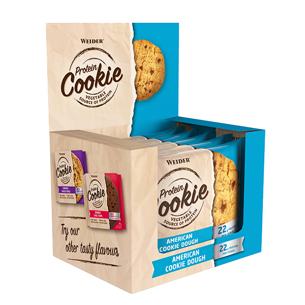 Weider Protein Cookie, caja de galletas proteicas