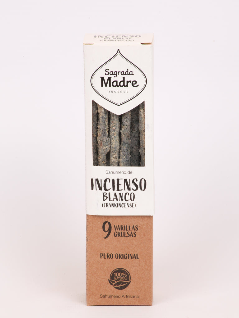 Incienso Blanco puro de Sagrada Madre: fotografía del envase