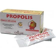 Própolis Soluble Sticks de Gricar: fotografía del envase