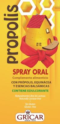 Própolis Spray Oral de Gricar: fotografía del envase
