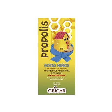 Própolis Gotas Baby Sin alcohol de Gricar: fotografía del envase